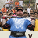 Bjornsson lifts an ungodly amount of weight in Manila on Saturday.
